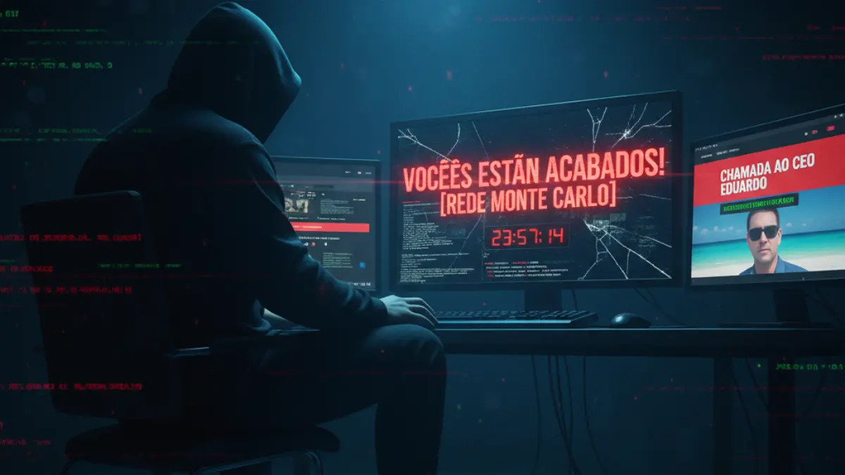 Guerra de Extorsão: Hacker Invade Rede Monte Carlo, Exfiltra Dados Estratégicos e Intimida CEO em Site Exposto