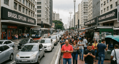 O Que Aconteceria se o Brasil Ficasse 24 Horas Sem Internet?