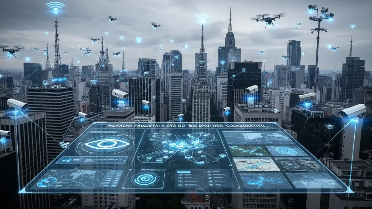 SP Lança a Próxima Fase da Muralha Paulista: A Era do “Big Brother” Colaborativo Chega às Ruas